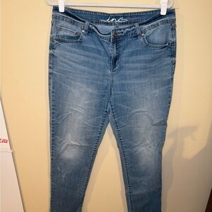 INC International Concepts Women's Blue Skinny Jeans
